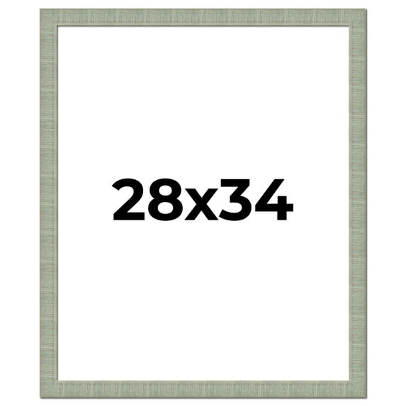 28x34 Frame Green Desert Pear Solid Wood Picture Frame | 1.625 Inch Moulding Width | Interior Frame