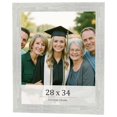 thumbnail image 1 of 28x34 Frame White Real Wood Picture Frame Width 1.5 inches | Interior Frame Depth 0.5 inches | Barn, 1 of 8