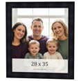 thumbnail image 1 of 28x35 Frame Black Passaggi Solid Wood Picture Frame Width 1.5 Inches | Interior Depth 0.5 Inches |, 1 of 8