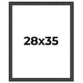 thumbnail image 1 of 28x35 Frame Brown Rustic Solid Wood Picture Frame 1.5 Inches Wide | Interior Frame Depth 0.5 Inches, 1 of 8