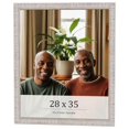 thumbnail image 1 of 28x35 Frame White Real Wood Picture Frame Width 0.75 inches | Interior Frame Depth 0.5 inches |, 1 of 8