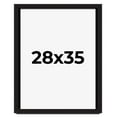 thumbnail image 1 of 28x35 Shadow Box Black Solid Wood Display Picture Frame | 1 Inch Rabbet Depth | | 1.375 Inch, 1 of 4