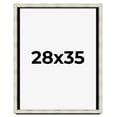thumbnail image 1 of 28x35 Shadow Box Frame Silver | 1.625 Inches Deep Real Wood Contemporary Shadowbox Display Frame |, 1 of 7