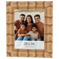 thumbnail image 1 of 28x36 Frame Beige Real Wood Picture Frame Width 3 inches | Interior Frame Depth 0.5 inches |, 1 of 8