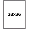 thumbnail image 1 of 28x36 Frame Blue Kingsley Pewter Solid Wood Picture Frame Width 0.75 Inches |Interior Depth 0.5, 1 of 8