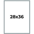 thumbnail image 1 of 28x36 Frame Blue Scuffed Farm Board Real Pine Wood Picture Frame Width 0.75 Inches | Interior Depth, 1 of 8
