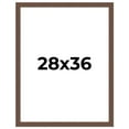 thumbnail image 1 of 28x36 Frame Brown Farmhouse Solid Wood Picture Frame Width 1.5 Inches | Interior Frame Depth 0.5, 1 of 8