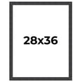 thumbnail image 1 of 28x36 Frame Brown Rustic Solid Wood Picture Frame 1.5 Inches Wide | Interior Frame Depth 0.5 Inches, 1 of 8