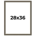 thumbnail image 1 of 28x36 Frame Brown Solid Wood Picture Frame | 1.75 Inch Moulding Width | Austin Frame Complete with, 1 of 8