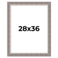 thumbnail image 1 of 28x36 Frame Grey Real Wood Picture Frame Width 2.75 Inches | Interior Frame Depth 0.5 Inches |, 1 of 8