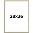thumbnail image 1 of 28x36 Frame Grey Solid Wood Picture Frame Width 1 Inches | Interior Frame Depth 0.5 Inches |, 1 of 8