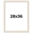 thumbnail image 1 of 28x36 Frame White Real Wood Picture Frame Width 1.75 inches | Interior Frame Depth 0.5 inches |, 1 of 8