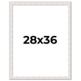 thumbnail image 1 of 28x36 Frame White Sonoma Rustic Wood Picture Frame | 1.5 Inch Moulding Width | Complete with UV, 1 of 7