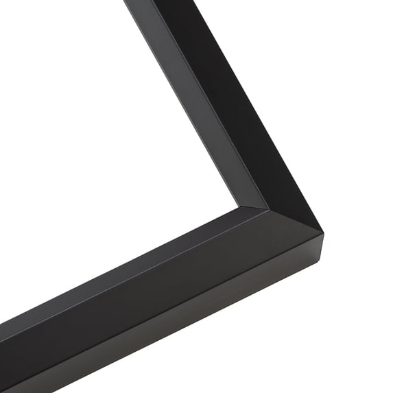 28x36 Minimalist Shadow Box Black Picture Frame - UV Acrylic, Backing, Hanging Hardware