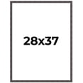 thumbnail image 1 of 28x37 Frame Brown Rustic Lacquered Walnut Solid Wood Picture Frame Width | 0.875 Inch Moulding, 1 of 8