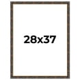 thumbnail image 1 of 28x37 Frame Gold Real Wood Picture Frame Width 1.5 inches | Interior Frame Depth 0.5 inches |, 1 of 8
