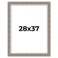 thumbnail image 1 of 28x37 Frame Grey Real Wood Picture Frame Width 2.75 Inches | Interior Frame Depth 0.5 Inches |, 1 of 8