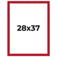 thumbnail image 1 of 28x37 Frame Red Burl Solid Wood Picture Frame Width 1.75 Inches | Interior Frame Depth 0.5 Inches |, 1 of 8
