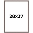 thumbnail image 1 of 28x37 Frame Silver Real Wood Picture Frame Width 1.25 Inches | Interior Frame Depth 0.5 Inches |, 1 of 8