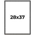 thumbnail image 1 of 28x37 Frame Silver Real Wood Picture Frame Width 1.25 Inches | Interior Frame Depth 0.75 Inches |, 1 of 8
