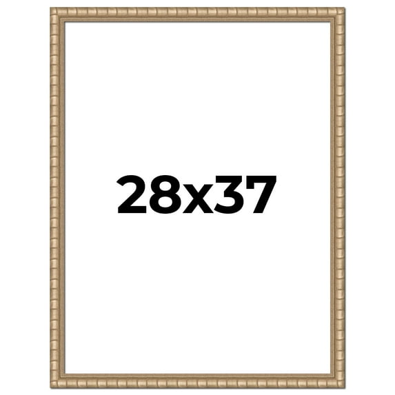 28x37 Frame Silver Real Wood Picture Frame Width 1.5 inches | Interior Frame Depth 0.5 inches |
