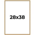 thumbnail image 1 of 28x38 Frame Beaded Gold Solid Wood Picture Frame | 0.75 Inches Moulding Width | Liscio Oro, 1 of 8