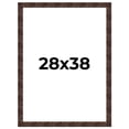 thumbnail image 1 of 28x38 Frame Brown Burl Real Wood Picture Frame Width 1.625 Inches | Interior Frame Depth 0.5 Inches, 1 of 8