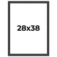 thumbnail image 1 of 28x38 Frame Brown Rustic Solid Wood Picture Frame 1.5 Inches Wide | Interior Frame Depth 0.5 Inches, 1 of 8