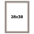 thumbnail image 1 of 28x38 Frame Grey Real Wood Picture Frame Width 2.75 Inches | Interior Frame Depth 0.5 Inches |, 1 of 8