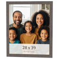 thumbnail image 1 of 28x39 Frame Blue Kingsley Pewter Solid Wood Picture Frame Width 0.75 Inches |Interior Depth 0.5, 1 of 8