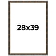 thumbnail image 1 of 28x39 Frame Gold Real Wood Picture Frame Width 1.5 inches | Interior Frame Depth 0.5 inches |, 1 of 8