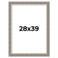 thumbnail image 1 of 28x39 Frame Grey Real Wood Picture Frame Width 2.75 Inches | Interior Frame Depth 0.5 Inches |, 1 of 8