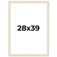 thumbnail image 1 of 28x39 Frame White Real Wood Picture Frame Width 1.5 inches | Interior Frame Depth 0.5 inches | Barn, 1 of 8
