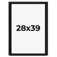 thumbnail image 1 of 28x39 Shadow Box Black Solid Wood Display Picture Frame | 1 Inch Rabbet Depth | | 1.375 Inch, 1 of 4