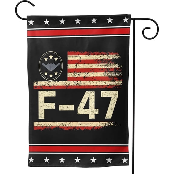 28x40 F-47 Fighter-Jet Aircraft flag Pro 47th President F-47 Jet-Fighter-Aircraft Yard Flags Double-Sided Sign Holiday Party House Outdoor Home Banner