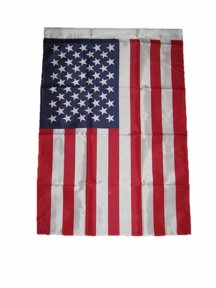 28x40 USA US American America Sleeved Garden Flag 28"x40" 100D Fabric