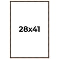 thumbnail image 1 of 28x41 Frame Brown Bamboo with Dark Coffee/Walnut Finish | Solid Wood Picture Frame Width 0.75, 1 of 8