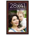 thumbnail image 1 of 28x41 Frame Executive Brown Round Mahogany Finish Solid Wood Picture Frame | 1.25 Inch Moulding, 1 of 8