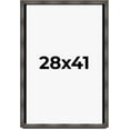 thumbnail image 1 of 28x41 Shadow Box Frame Brown Cherry | 2.625 Inches Deep Pine Wood Traditional Shadowbox Display, 1 of 8