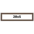 thumbnail image 1 of 28x5 Frame Golden Caramel Solid Wood Bronze Picture Frame | 1.25 Inch Moulding Width | 0.5 Inch, 1 of 8