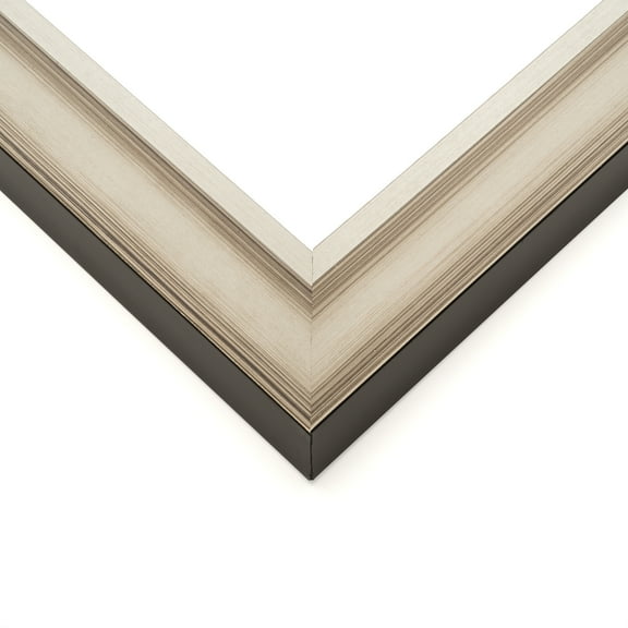 28x5 Frame Grey Solid Wood Picture Frame Width 1.625 Inches | Interior Frame Depth 0.6875 Inches |