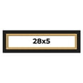 thumbnail image 1 of 28x5 IN Frame Gold Real Wood Picture Frame Width 2.25 Inches | Interior Frame Depth 0.5 Inches |, 1 of 8