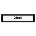 thumbnail image 1 of 28x5 Shadow Box Black Rustic Barnwood Display Frame  | 1.125 Inch Deep | 0.875 Inch Moulding Width, 1 of 4