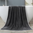 thumbnail image 1 of 28x55 Inch 100% Cotton Lightweight Bath Towel - Ultra Absorbent & Fast-Drying for Spa, Gym, Travel, Machine Washable Eco-Friendly Towel (150g, 1-Pack), 1 of 5