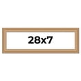 thumbnail image 1 of 28x7 Frame Charleston Honey Brown Solid Wood Picture Frame Width 1.75 Inches | Interior Depth 0.5, 1 of 8
