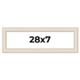 thumbnail image 1 of 28x7 Frame White Real Wood Picture Frame Width 1.75 inches | Interior Frame Depth 0.5 inches |, 1 of 8