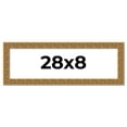 thumbnail image 1 of 28x8 Frame Black and Gold Distressed Solid Wood Sonoma Picture Frame | 1.625 Inch Moulding Width |, 1 of 8
