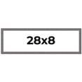 thumbnail image 1 of 28x8 Frame Blue Kingsley Pewter Solid Wood Picture Frame Width 0.75 Inches |Interior Depth 0.5, 1 of 8