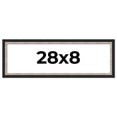 thumbnail image 1 of 28x8 Frame Silver Real Wood Picture Frame Width 1.25 Inches | Interior Frame Depth 0.75 Inches |, 1 of 8