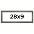 thumbnail image 1 of 28x9 Frame Black-Brown Medieval Solid Wood Picture Frame | 1.5 Inch Moulding Width | Gotham Beveled, 1 of 8